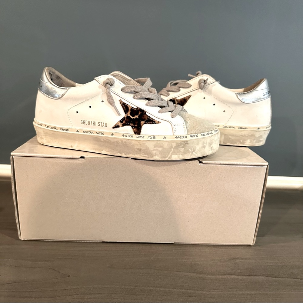 Golden Goose Hi-Star low top platform